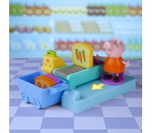 PEPPA PIG Playset SUPERMARKET 2 Figures Peppa and Mommy Pig HASBRO F4410