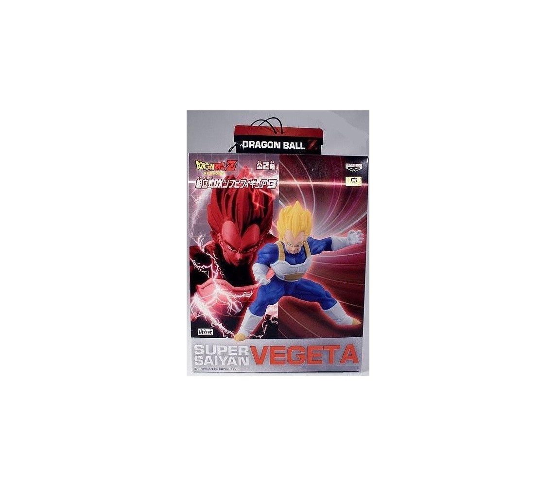 RARA Figura VEGETA SUPER SAIYAN Vecchia Serie SOFUBI VOL. 3 Banpresto GIAPPONE