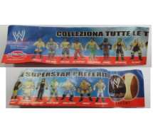 RARO Set Completo 15 Mini Figure WRESTLING Wrestler Originali Giochi Dolci Preziosi
