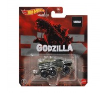 CHARACTER CARS GODZILLA Modello DieCast 1:64 8cm Hot Wheels HDL70