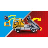 Playset Playmobil Construction Site with Flatbed Truck - 70742 