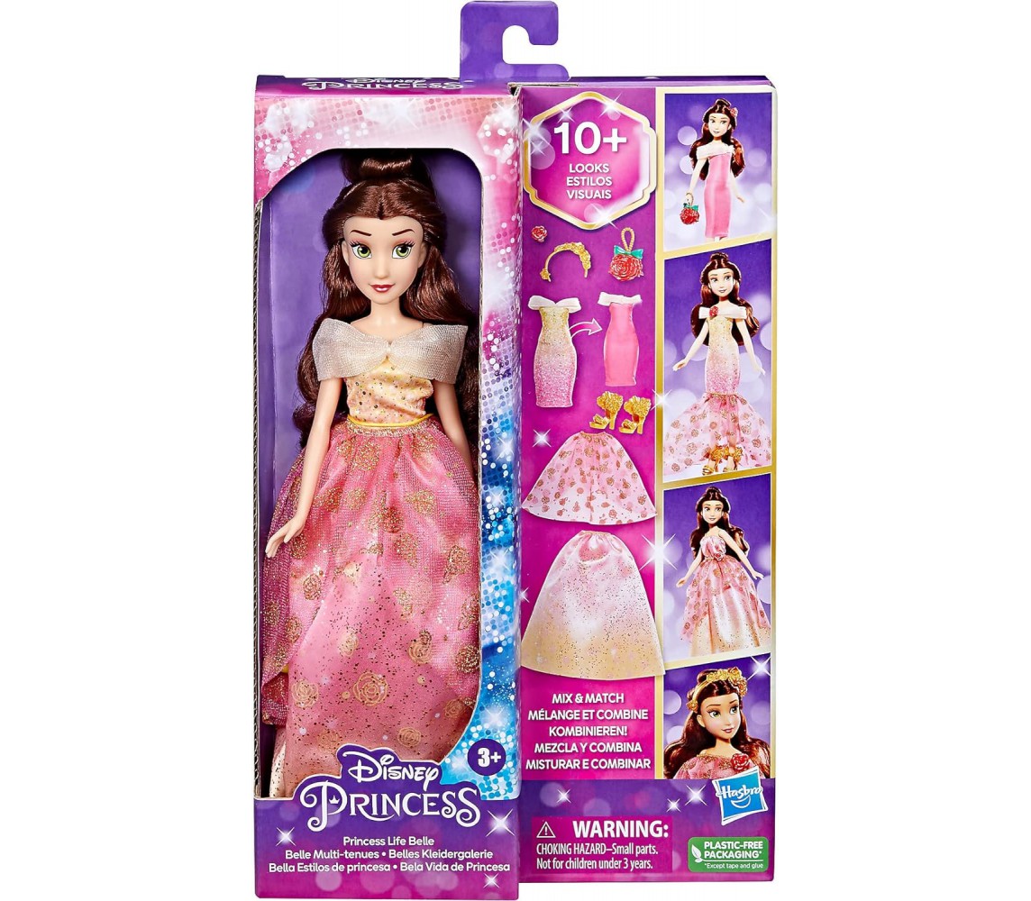 BELLA Doll 10 LOOKS 30cm HASBRO F4625 DISNEY Princess