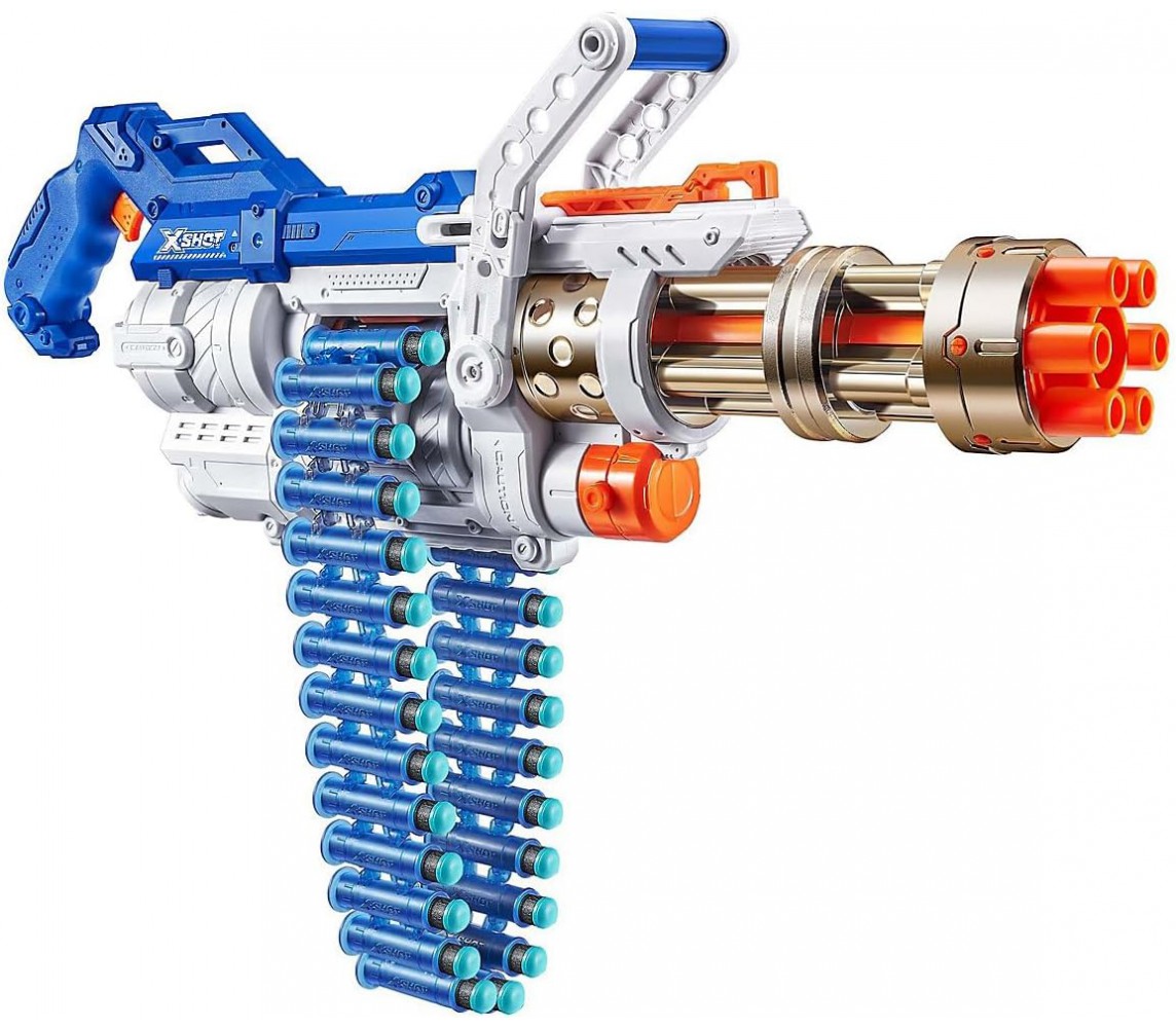 copy of NERF Fucile Automatico RIVAL ZEUS MXV-1200 Raffica BLU Hasbro B1593SC3