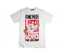 ONE PIECE Monkey D. Luffy Gear5 Adult T-Shirt White Original ANIME MANGA OFFICIAL Licensed