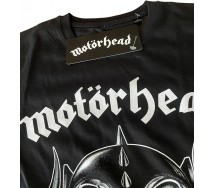MOTORHEAD Black T-shirt Original ENGLAND HARD ROCK MUSIC OFFICIAL Licensed
