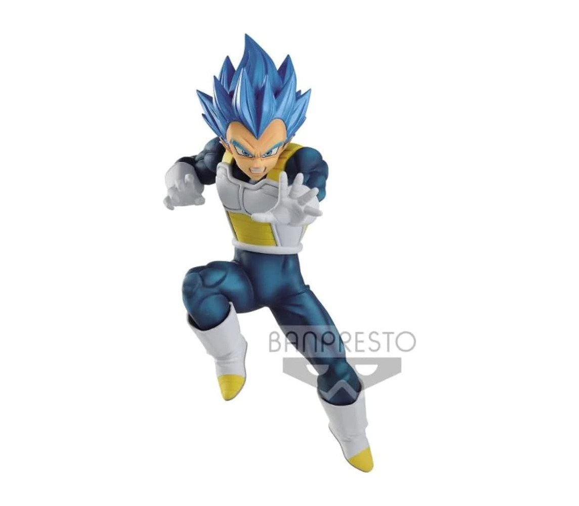 DRAGON BALL Figure VEGETA SS GOD Blue Hair Original BANPRESTO