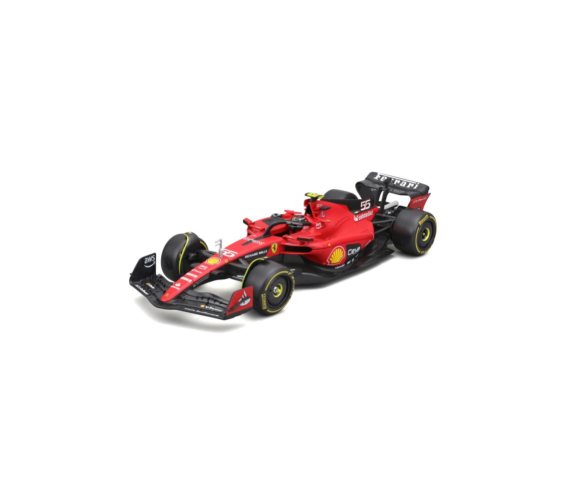 SAINZ FERRARI SF-23 Car Model Formula 1 Scale 1/24 23cm DieCast Bburago