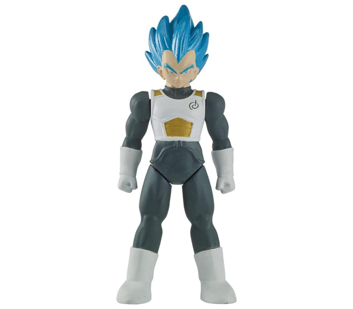 DRAGON BALL Figura Combattimento 7cm VEGETA SS Blu Serie SPIN BATTLERS BANDAI