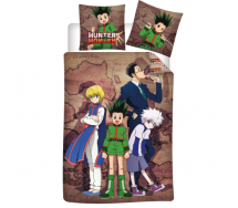 HUNTER X HUNTER 4 Characters Bed Set Duvet Cover 140x200cm Pillow 65x65 COTTON Official