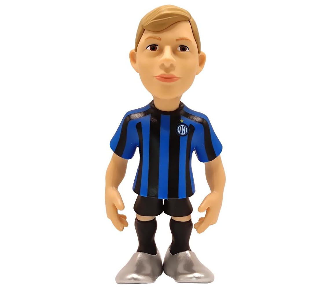 BROKEN PACKAGE NICOLO' BARELLA Inter Jersey Figure Statue 11cm Original Serie MINIX Football Stars 124