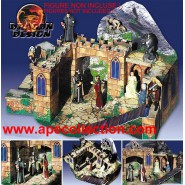 Kinder RARO DIORAMA Tedesco DAS TOR ZUM BERG Set SIGNORE ANELLI Lord Rings LOTR