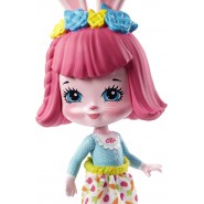 ENCHANTIMALS Playset CASETTA di BREE BUNNY CABIN coniglietto e altri 5 personaggi Originale MATTEL GTM47