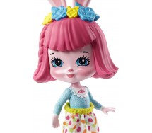 ENCHANTIMALS Playset CASETTA di BREE BUNNY CABIN coniglietto e altri 5 personaggi Originale MATTEL GTM47