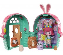 ENCHANTIMALS Playset BREE BUNNY CABIN Bunnies Pets Original MATTEL GTM47
