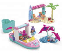 copy of Playset BARBIE MERMAID PARTY Sirena Fatina MEGA BLOKS 80240 Mattoncini 41 Pezzi