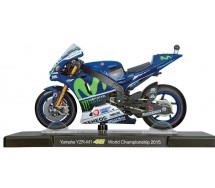 Box Rotto VALENTINO ROSSI 46 Modello 1/18 YAMAHA YZR-M1 Moto GP Campionato 2015