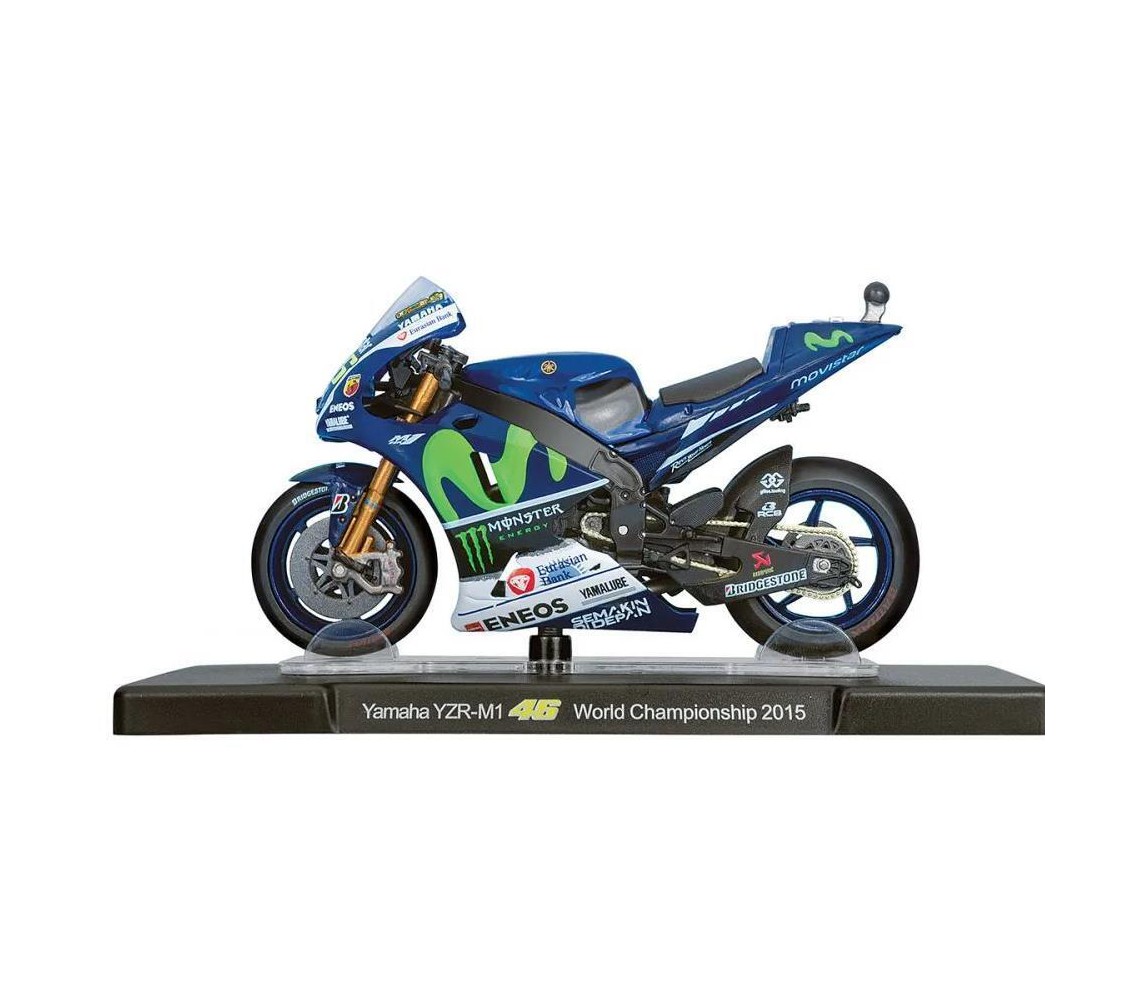 Broken Box VALENTINO ROSSI 46 Model YAMAHA YZR-M1 Moto GP  2015 1/18