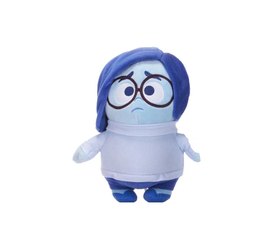 INSIDE OUT 2 Peluche Sentimento TRISTEZZA Altezza 25cm ORIGINALE Disney PIXAR