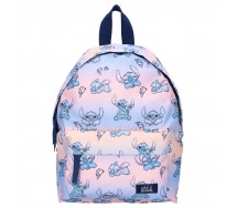 copy of Zaino Zainetto STITCH e ANGEL Hello Cutie Lilo Misura 29x22x9cm Vadobag DISNEY