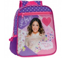 VIOLETTA Stupendo ZAINO Zainetto A POIS 28x23cm Originale DISNEY Backpack NUOVO