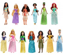 PRINCIPESSE DISNEY Bambole BOX Lotto 13 Personaggi 30cm ORIGINALE MATTEL HPG74