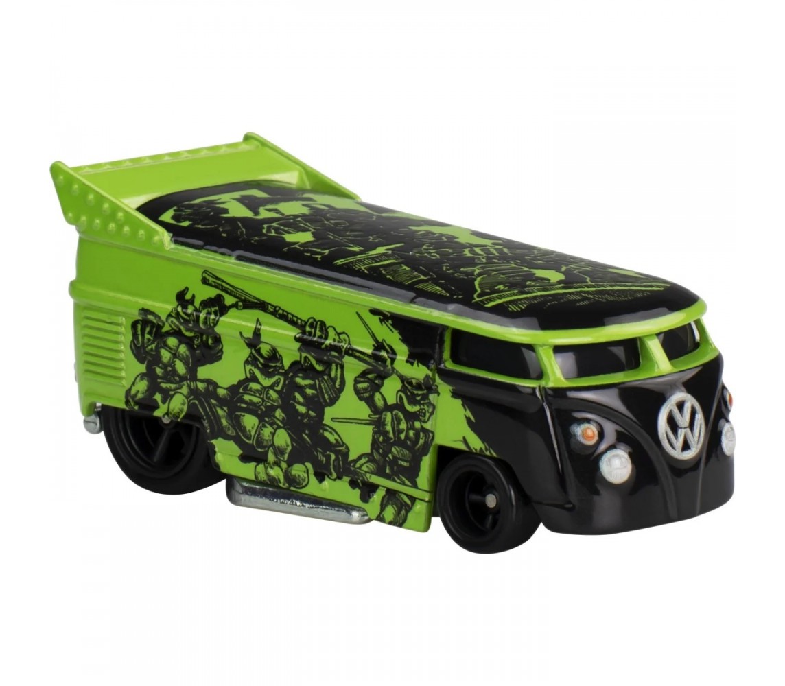 Teenage Mutant Ninja Turtle Die Cast Model VW DRAG BUS Scale 1:64