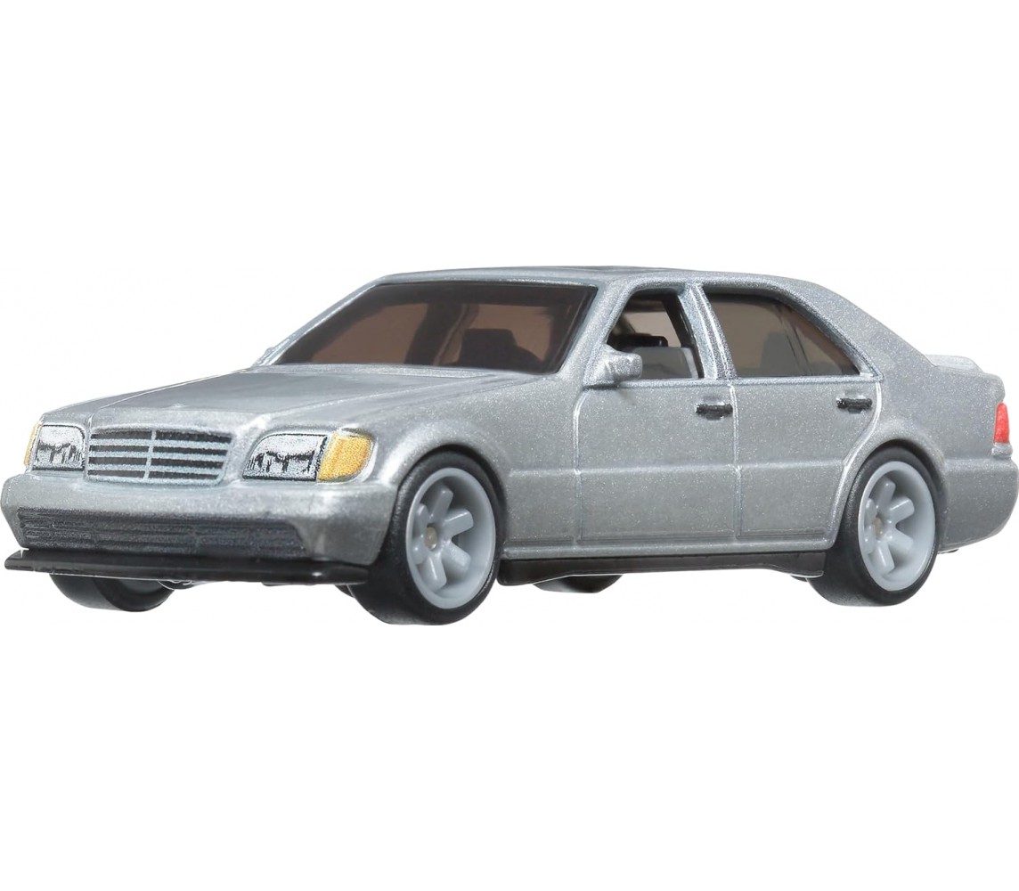 FAST AND FURIOUS Die Cast Car Model MERCEDES BENZ 500 SEL Scale 1:64 6cm HotWheels HRT94