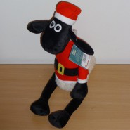 Peluche SHAUN THE SHEEP Pecora BABBO Natale 35cm ORIGINALE Ufficiale