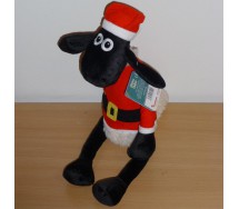 Peluche SHAUN THE SHEEP Pecora BABBO Natale 35cm ORIGINALE Ufficiale