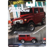 FAST AND FURIOUS Die Cast Car Model TOYOTA LAND CRUISER FJ43 Scale 1:64 6cm HotWheels HRT96