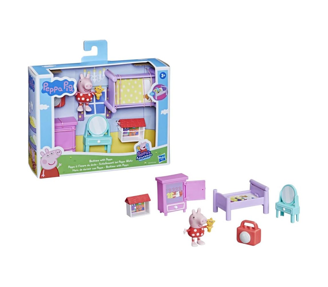 copy of PEPPA PIG Playset PARCO GIOCHI Altalena e Dondolo con 2 personaggi Peppa e Rebecca Coniglio Originale HASBRO F2217