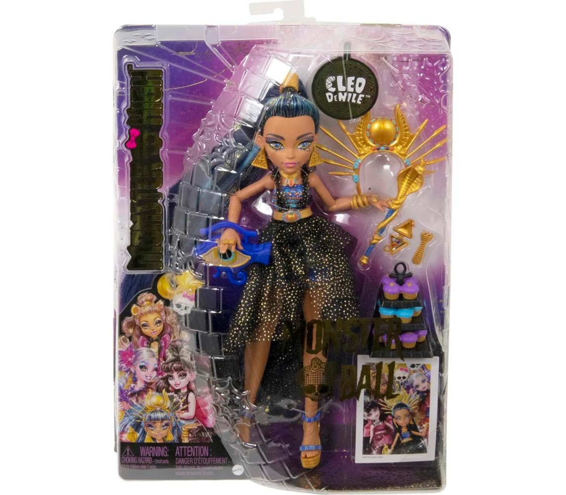 Monster High Doll CLEO DE NILE With many Accessories Mattel HNF70 Serie BALL