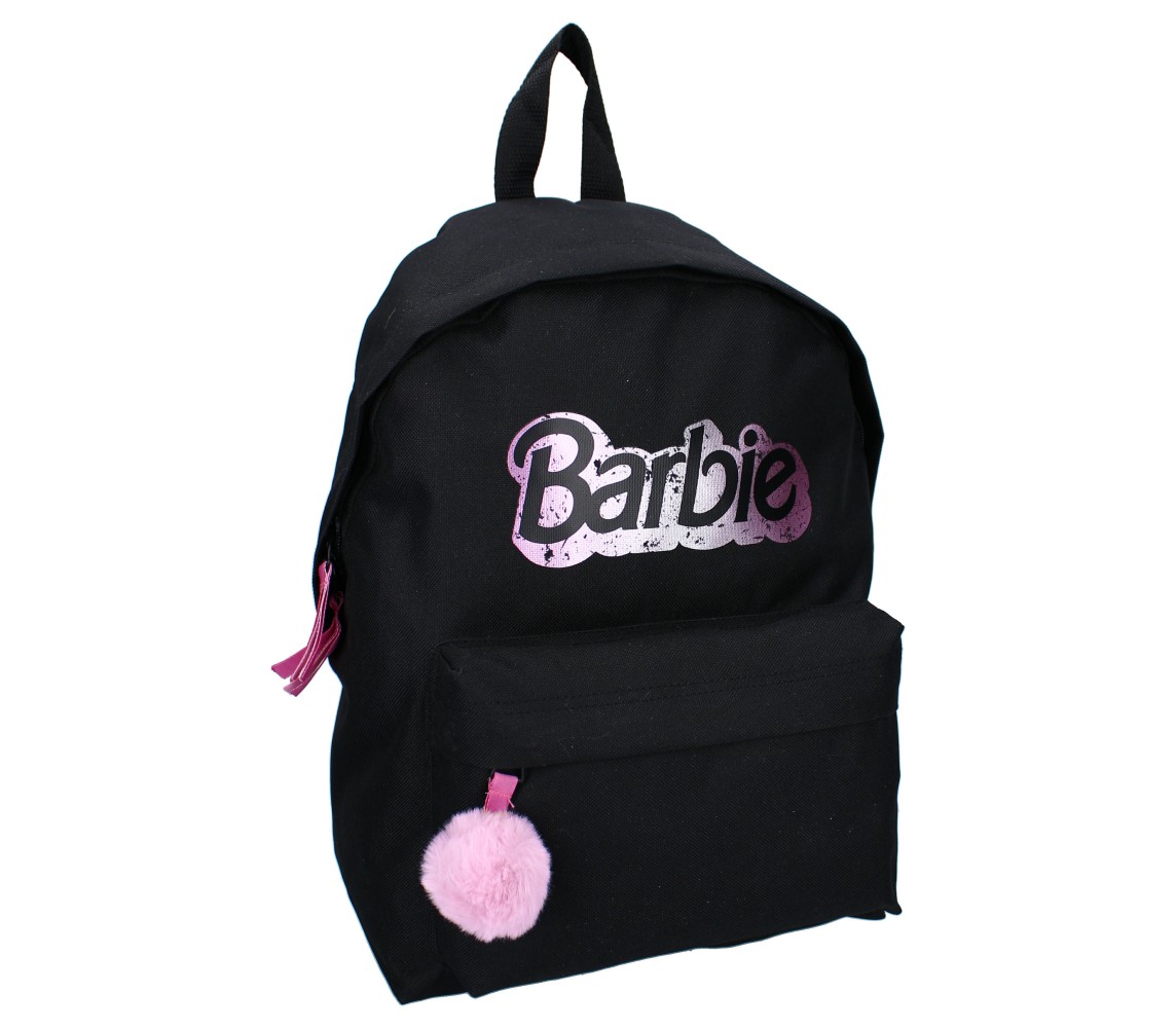 Backpack BARBIE Live Your Dreams BLACK 37x26x12cm School Sport ORIGINAL Official Vadobag