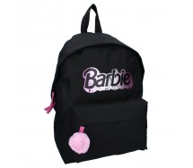 Backpack BARBIE Live Your Dreams BLACK 37x26x12cm School Sport ORIGINAL Official Vadobag