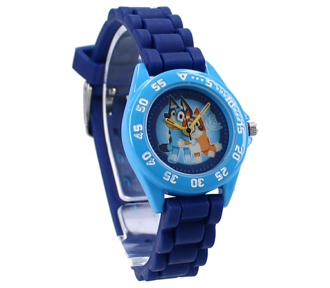 BLUEY and BINGO Official ANALOGIC WRISTWATCH Model 625-00091 for children ORIGINAL WATCH VADOBAG