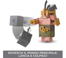 copy of MINECRAFT Playset Blocchetti STEVE E ARMORED HORSE Originale MATTEL HDV39