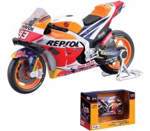 REPSOL HONDA RC213V Model Moto Gp 2022 Driver MARC MARQUEZ 93 Scale 1/18 11cm Original Maisto