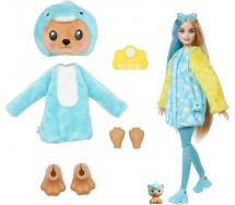 BARBIE CUTIE REVEAL DOLL Playset Plush Costume DOLPHIN BEAR HRK25 Mattel