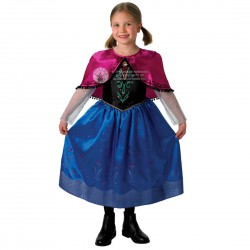 FROZEN Costume Carnevale ANNA PRINCIPESSA Versione DELUXE Originale DISNEY Rubie s