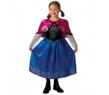 FROZEN Costume Carnevale ANNA PRINCIPESSA Versione DELUXE Originale DISNEY Rubie's