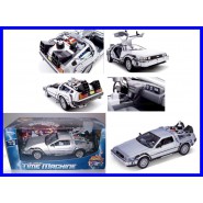 RITORNO AL FUTURO Parte 2 MODELLO Die Cast Auto DeLOREAN Scala 1/24 Welly DELOREAN