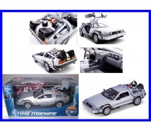 RITORNO AL FUTURO Parte 2 Modello Auto DeLorean DieCast 20cm WELLY Originale