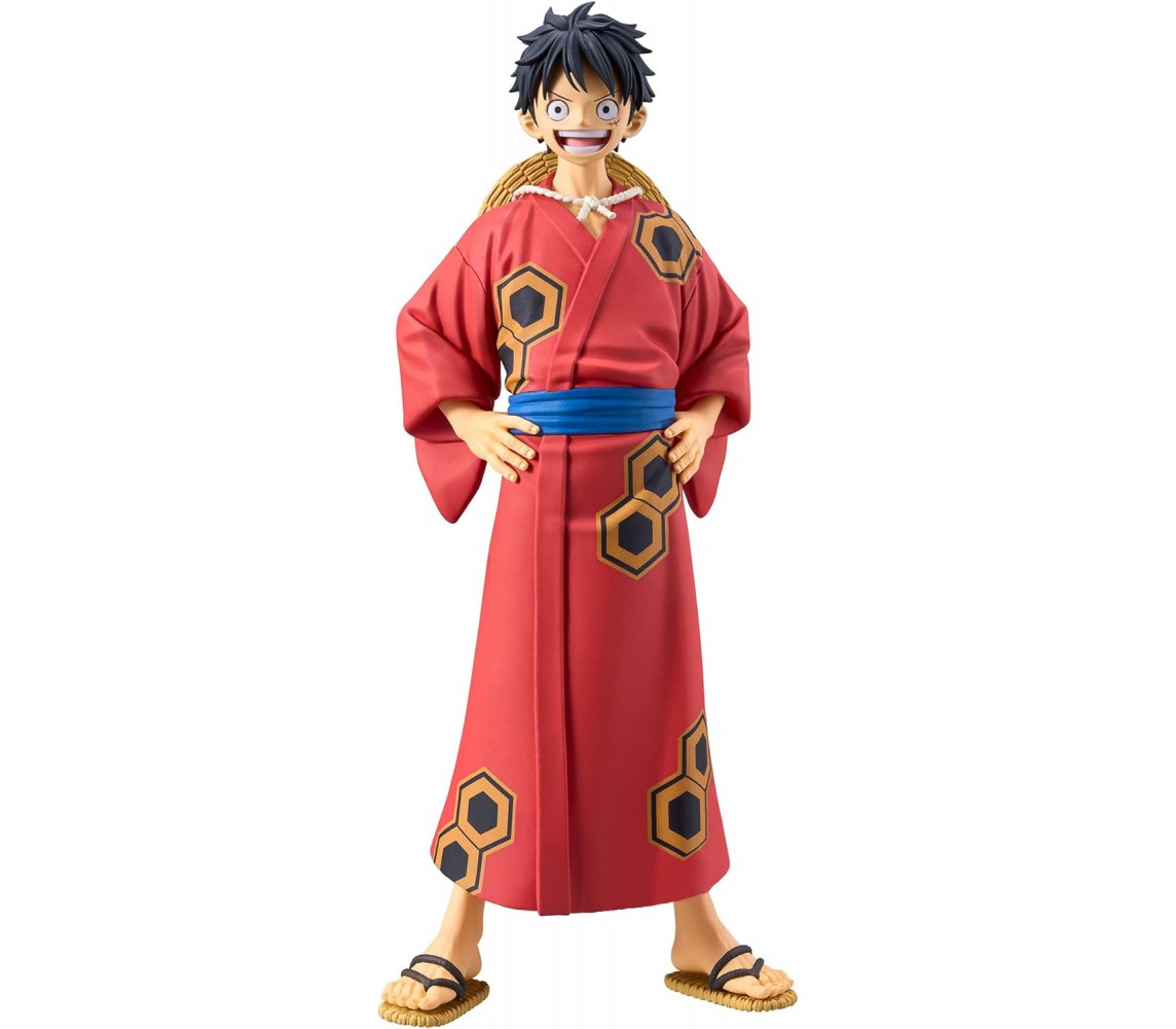copy of Figura MONKEY D LUFFY Rubber RUFY King Of Artist WANOKUNI KIMONO 17cm BANPRESTO