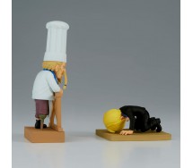 ONE PIECE 2 Figures SANJJI and ZEFF Series WCF World Collectable Original BANPRESTO