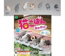 COMPLETE SET 7 Figures CATS NEKO Nekogohan Okawari Original JAPAN Gashapon EPOCH 