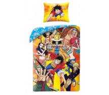 ONE PIECE Single Bed Set MONKEY  D. LUFFY with Characters MICROFIBER Original DUVET COVER