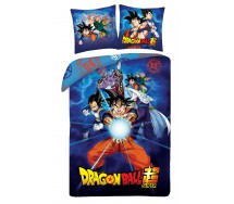 copy of Set Letto DRAGONBALL Z PROTAGONISTI Goku Piccolo Copripiumino 140x200 COTONE con SACCA