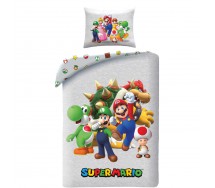 copy of Set Letto SUPER MARIO KART Corsa Gara Su Pista Bowser Ufficiale Nintendo COPRIPIUMINO e FEDERA Cotone 140x200