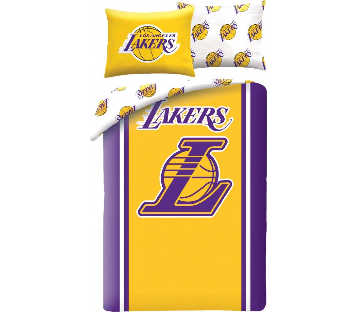 NBA Basket Los Angeles LA LAKERS DUVET COVER 140x200 Polyester