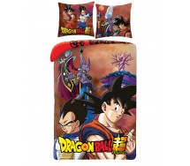 Bed Set DRAGONBALL GOKU VEGETA BEERUS WHIS POLYESTER DUVET COVER 140x200